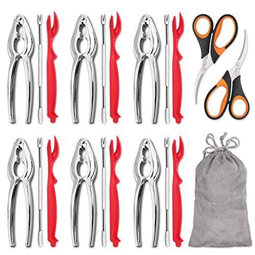 Hiware 18-Piece Seafood Tools Set with Storage Bag