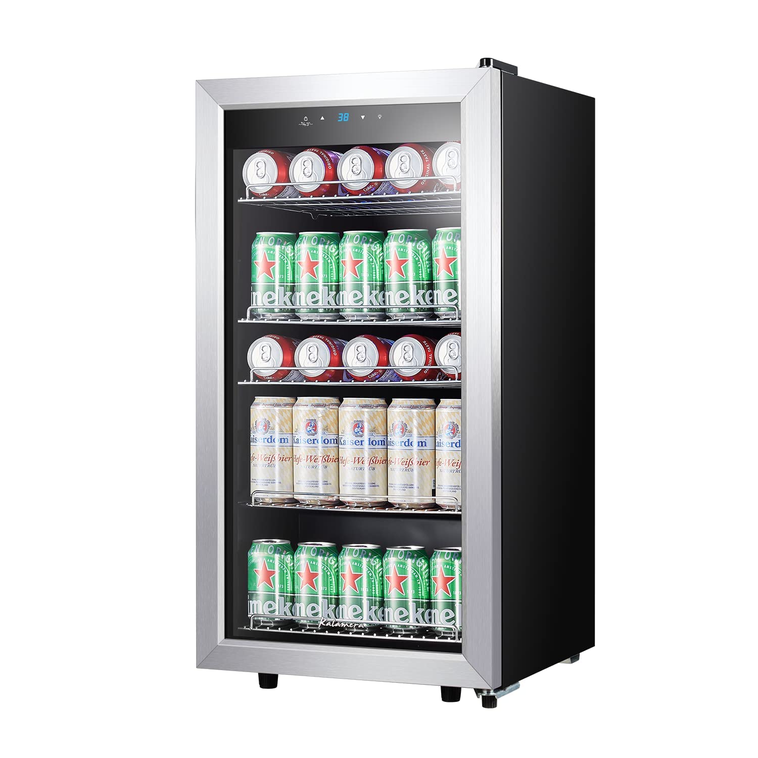 hOmeLabs 120-Can Beverage Refrigerator and Cooler