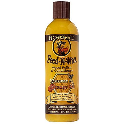 Howard Feed-N-Wax Wood Polish and Conditioner 16 oz