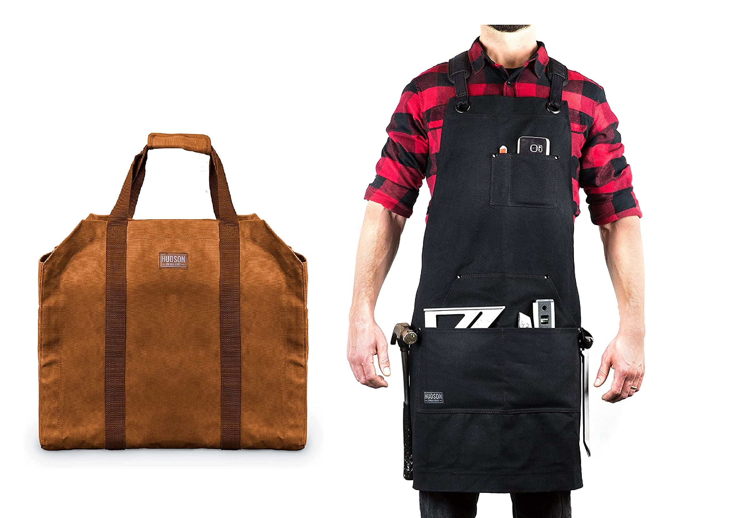 Hudson Durable Goods Premium Waxed Canvas BBQ Apron