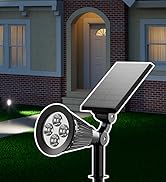 InnoGear Solar Powered Garden Spotlight with 2 Panels