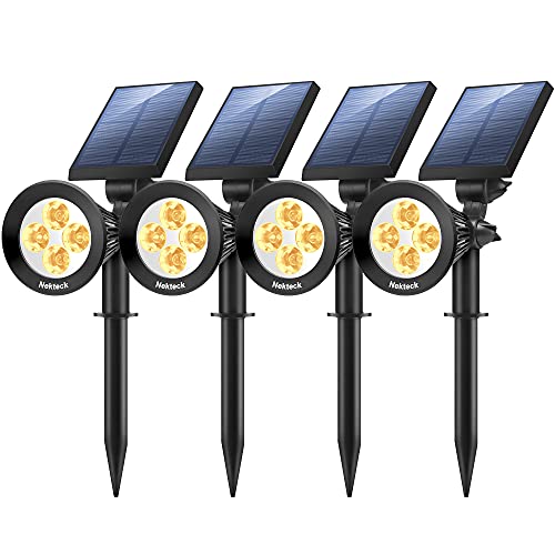 Innogear Solar Spotlights Outdoor 2-Pack Adjustable Solar Landscape Spotlight