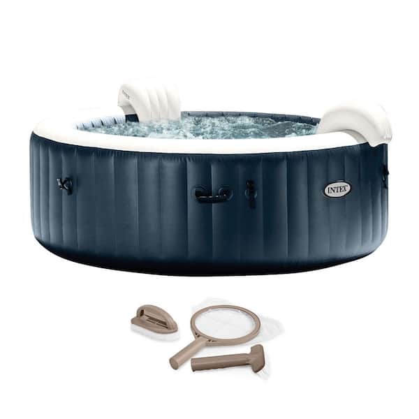 Intex PureSpa Plus 4-Person Portable Bubble Massage Spa Set