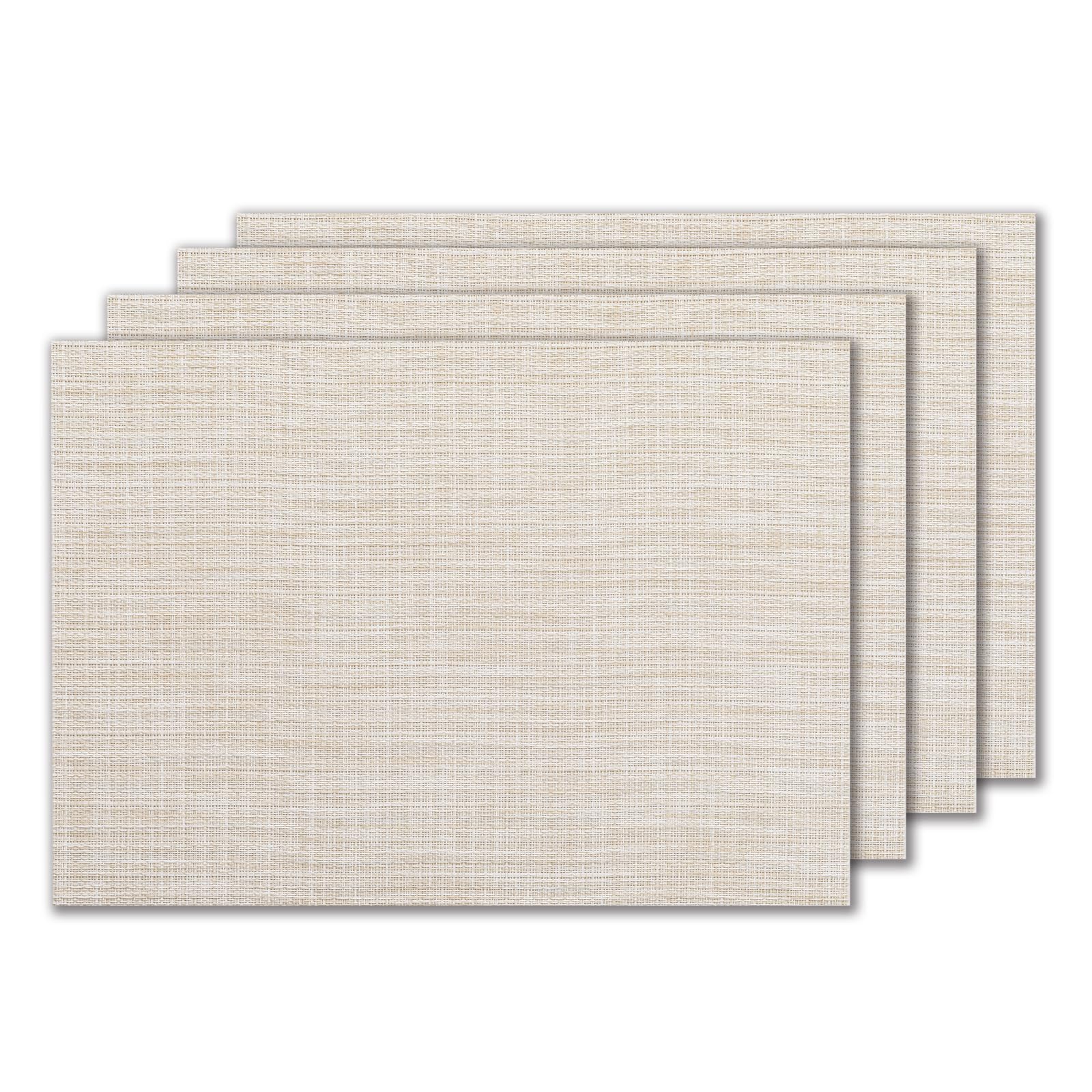 Kaf Home Set of 4 Outdoor Vinyl Placemats