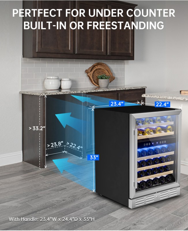 Kalamera 15 inch Beverage Refrigerator and Cooler