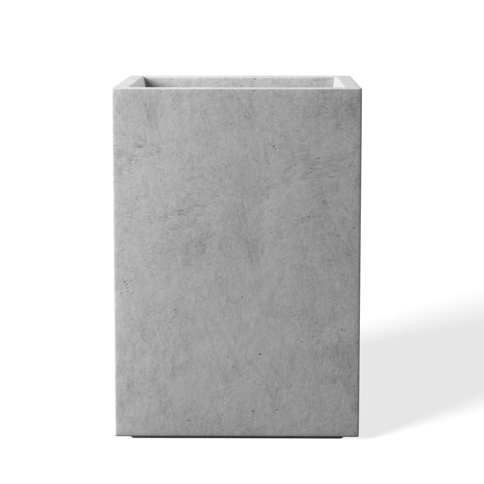 Kante Lightweight Concrete Look Large Round Outdoor Planter