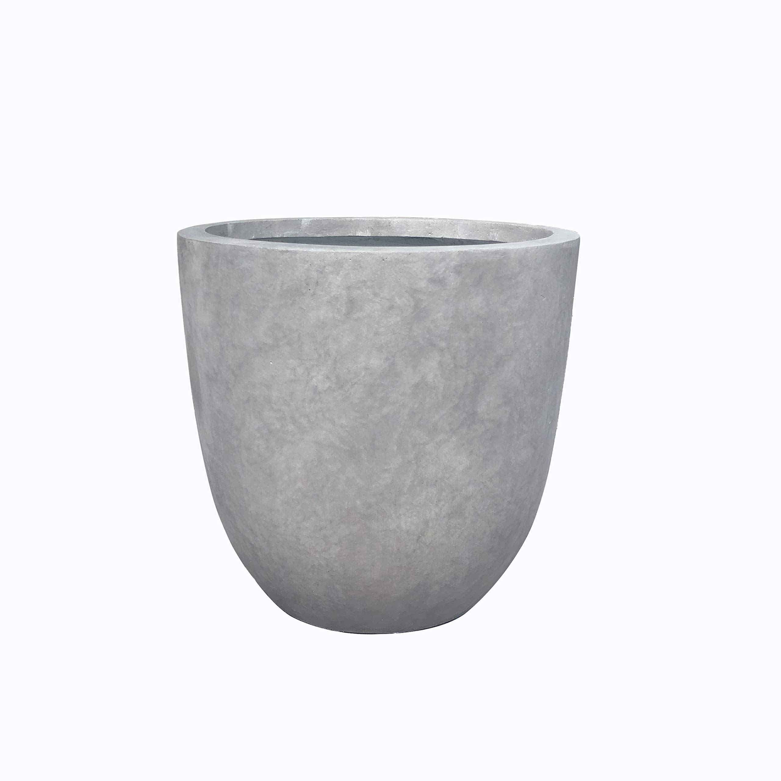 Kante Lightweight Concrete-Look Round Outdoor Planter