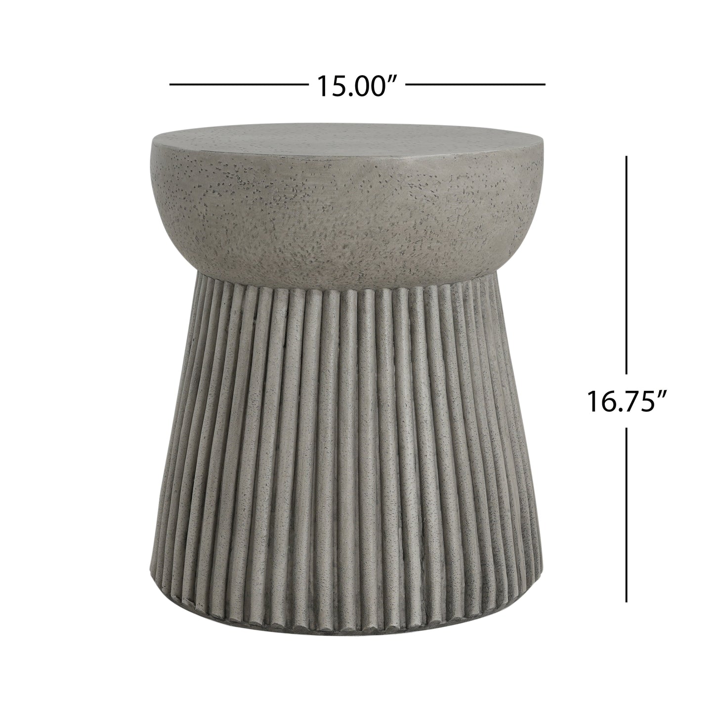 Kante Lightweight Concrete Side Table