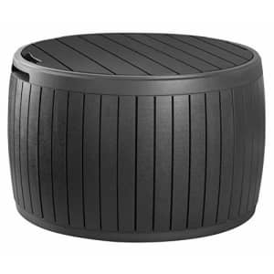 Keter Circa 37-Gallon Round Outdoor Side Table