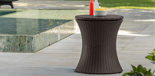 Keter Pacific 30-Gallon All-Weather Outdoor Storage Coffee Table