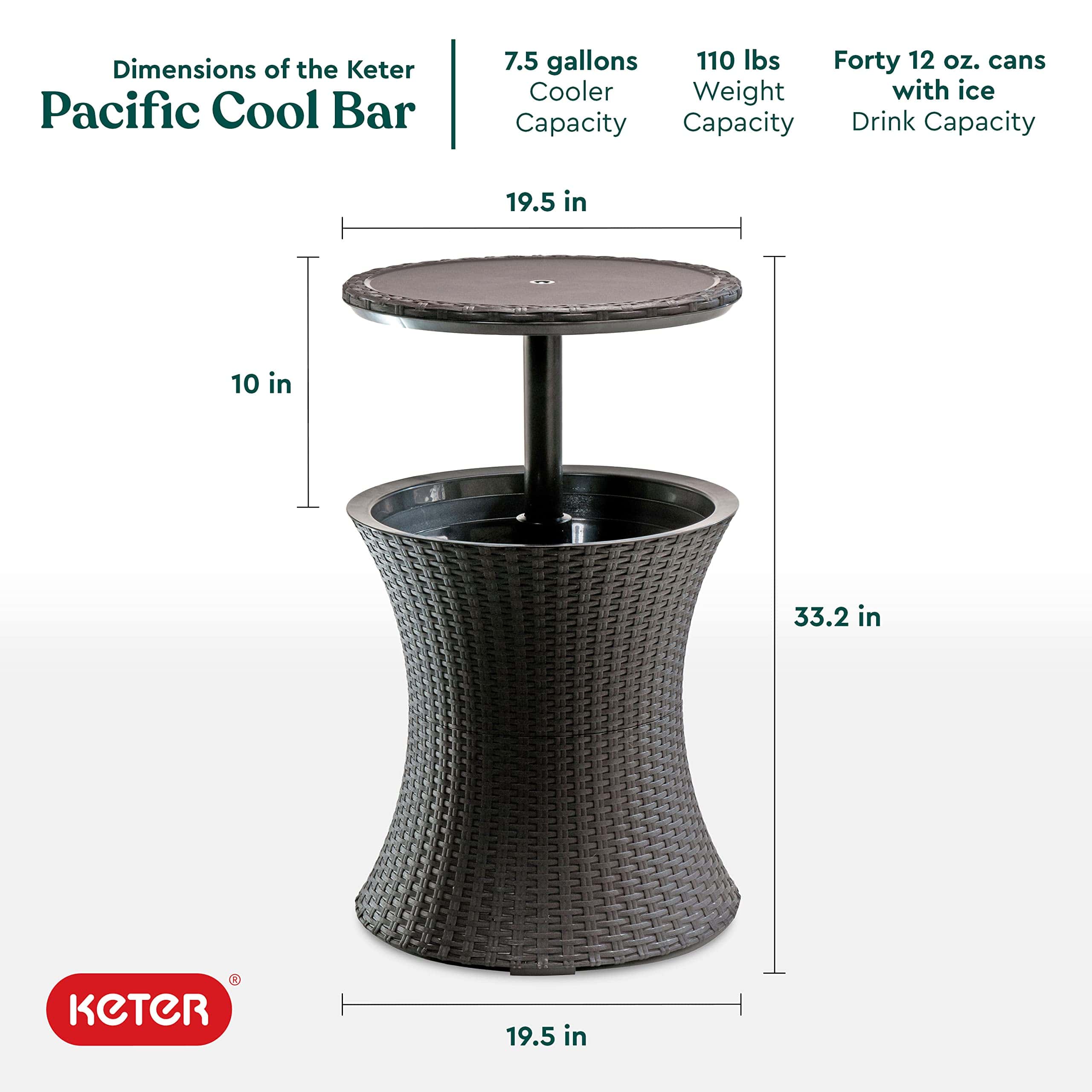 Keter Pacific 7-Piece Outdoor Dining Set