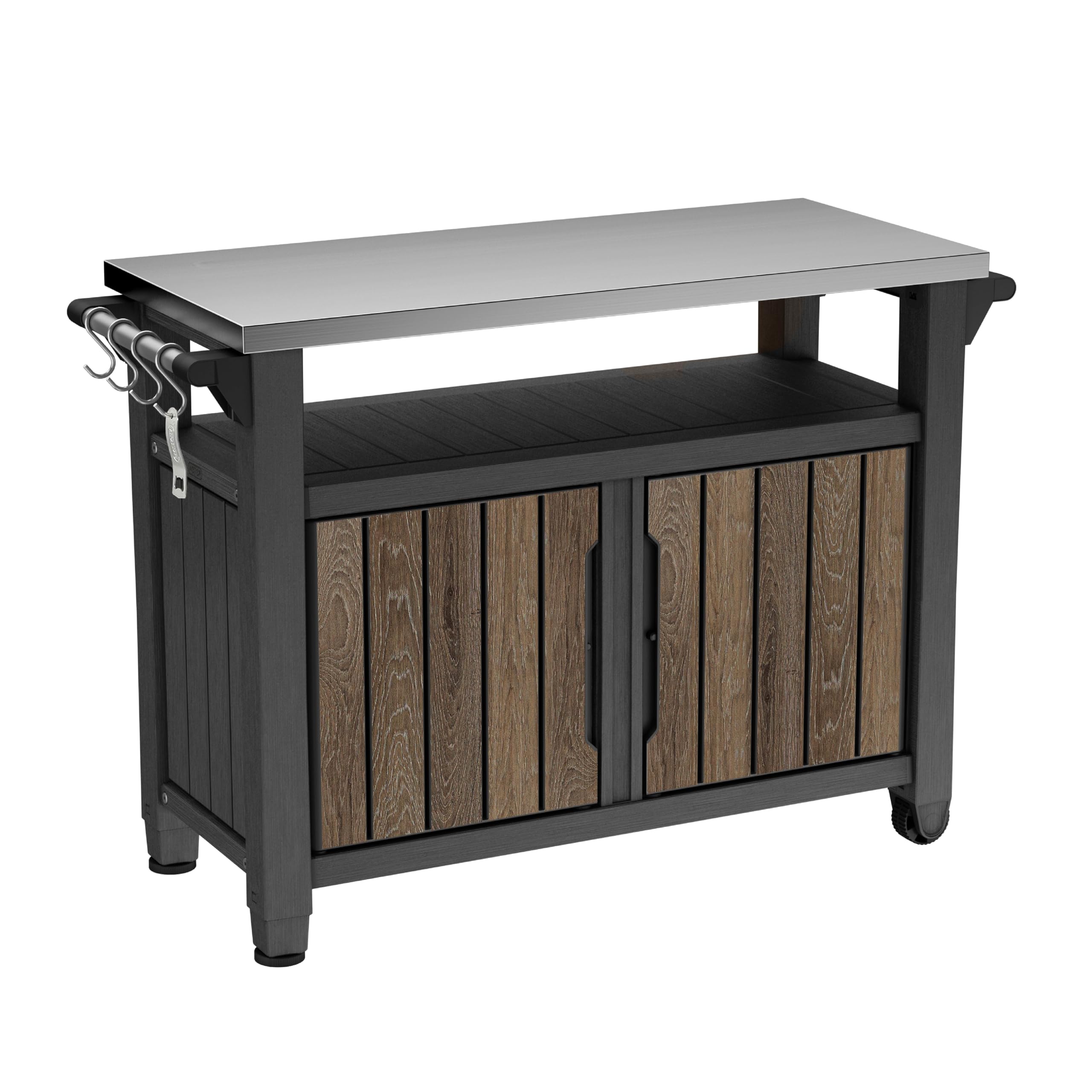 Keter Unity XL Portable Outdoor Barbecue Entertainment Center