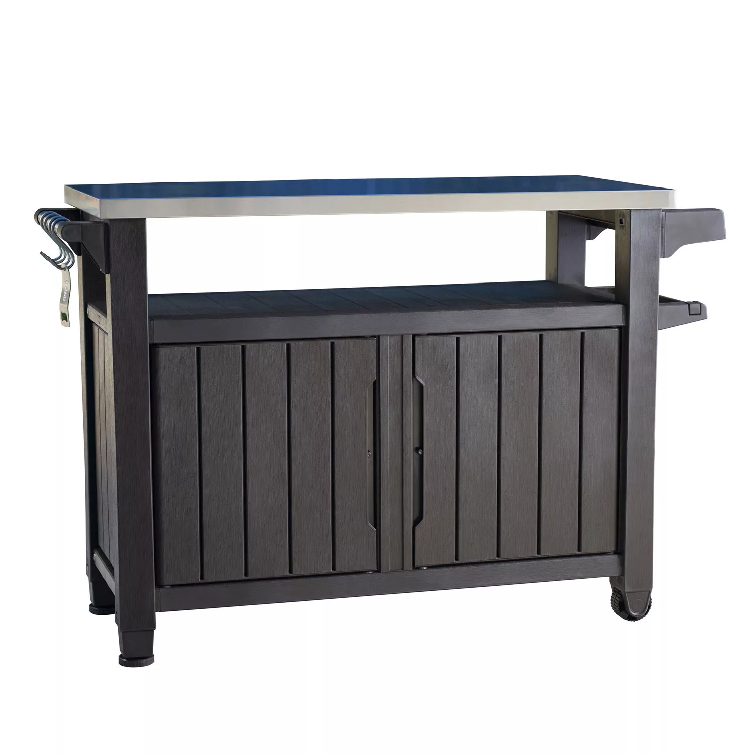Keter Unity XL Portable Outdoor Table and Cabinet