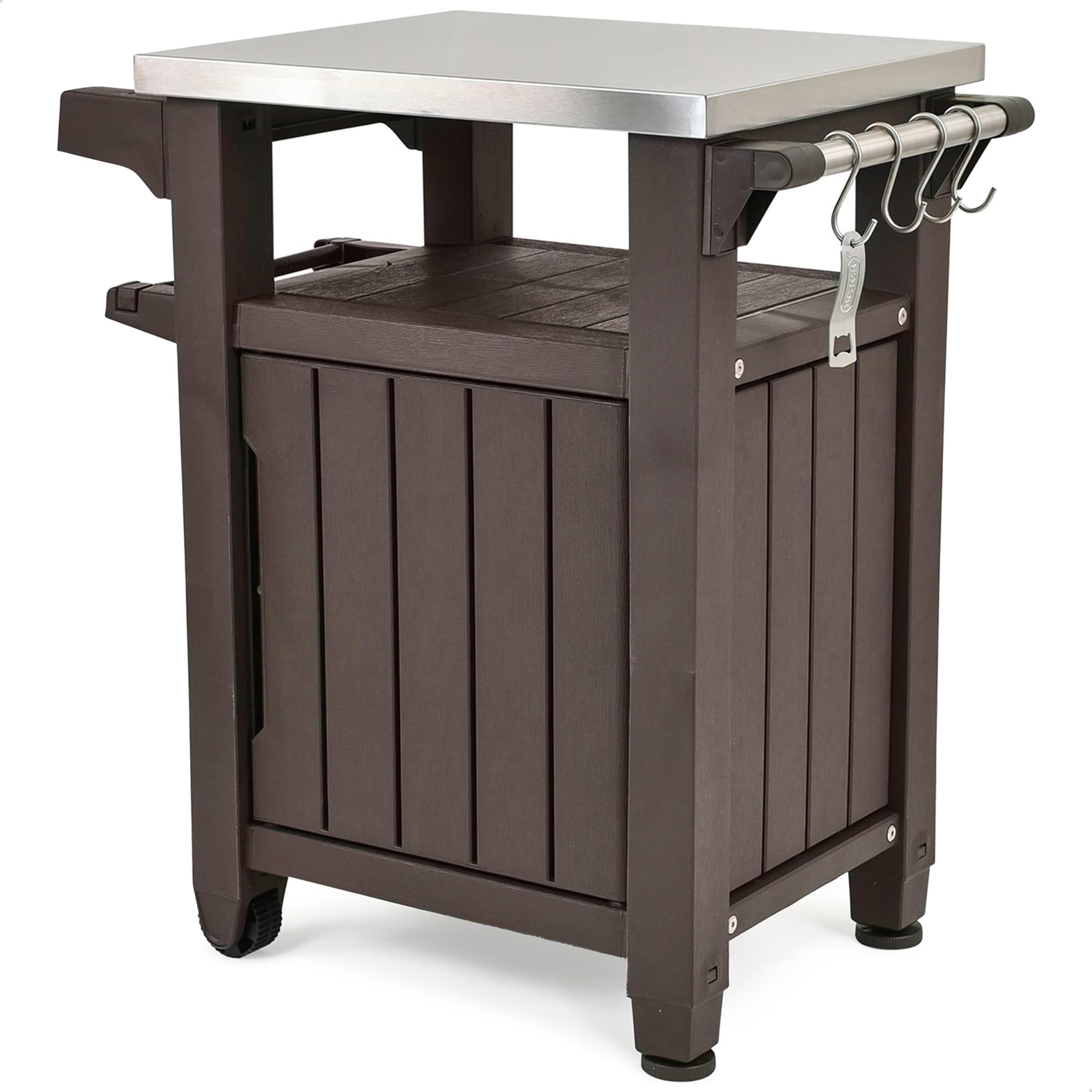 Keter Unity XL Portable Outdoor Table and Serving Bar