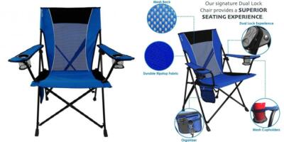 Kijaro Dual Lock Portable Camping & Sports Chair