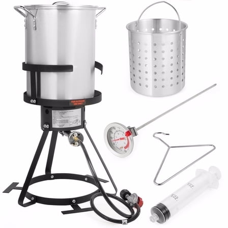 King Kooker KK5TK 5-Piece Outdoor Boiling and Steaming Kit