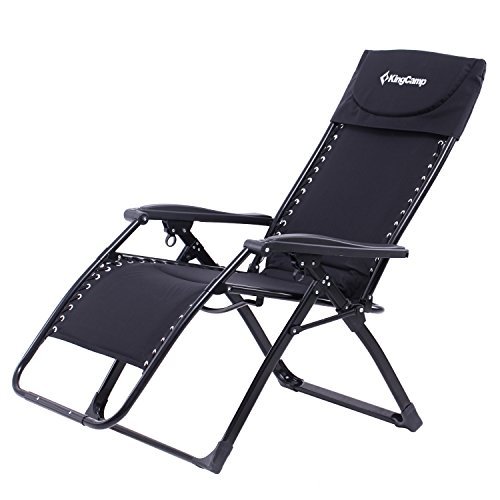KingCamp Heavy Duty Oversized Zero Gravity Chair