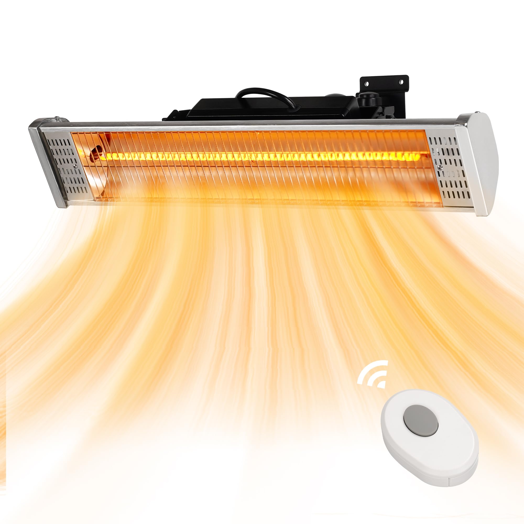 L8 Star 1500W Outdoor Infrared Patio Heater Wall Mount with Remote