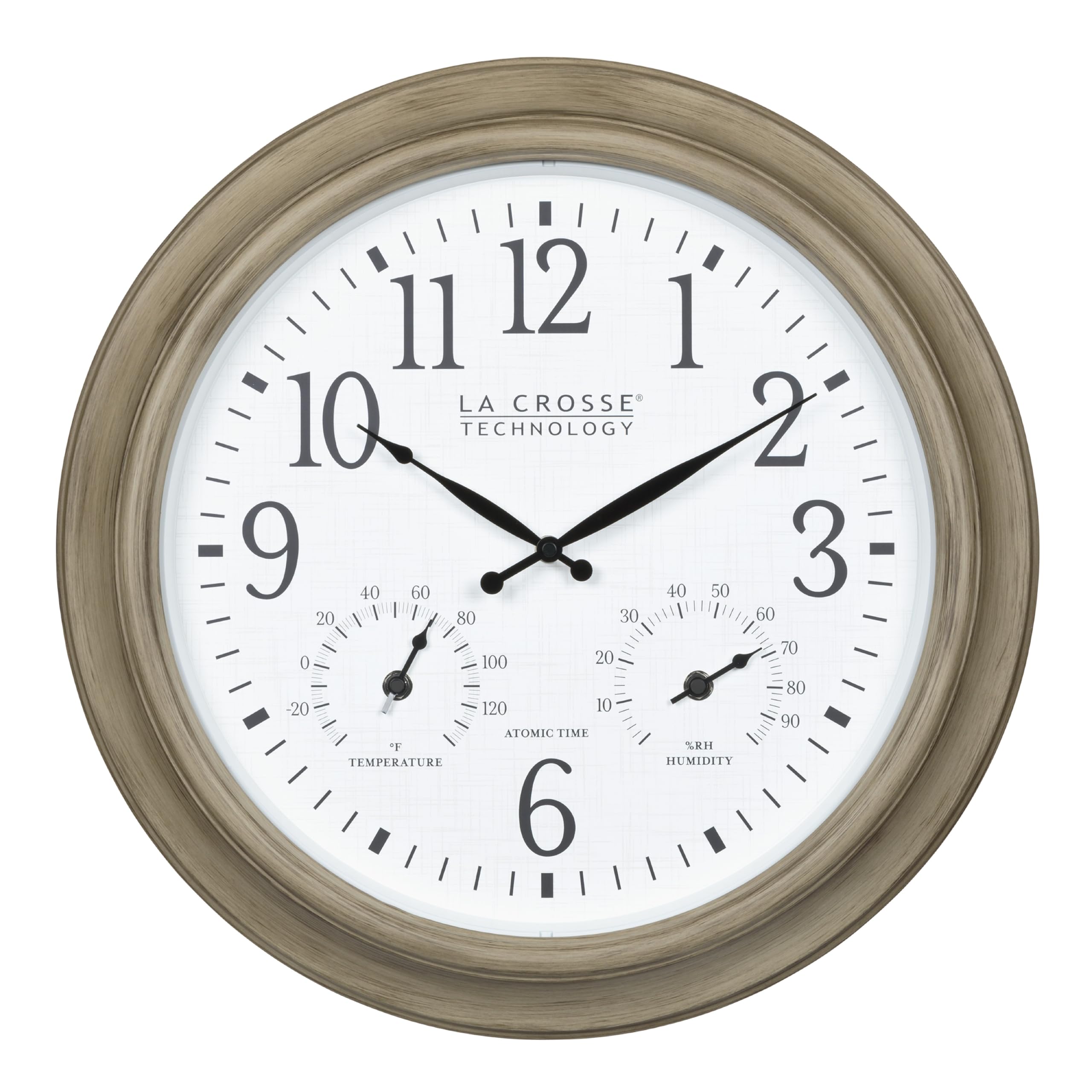 La Crosse 18-Inch Atomic Outdoor Clock