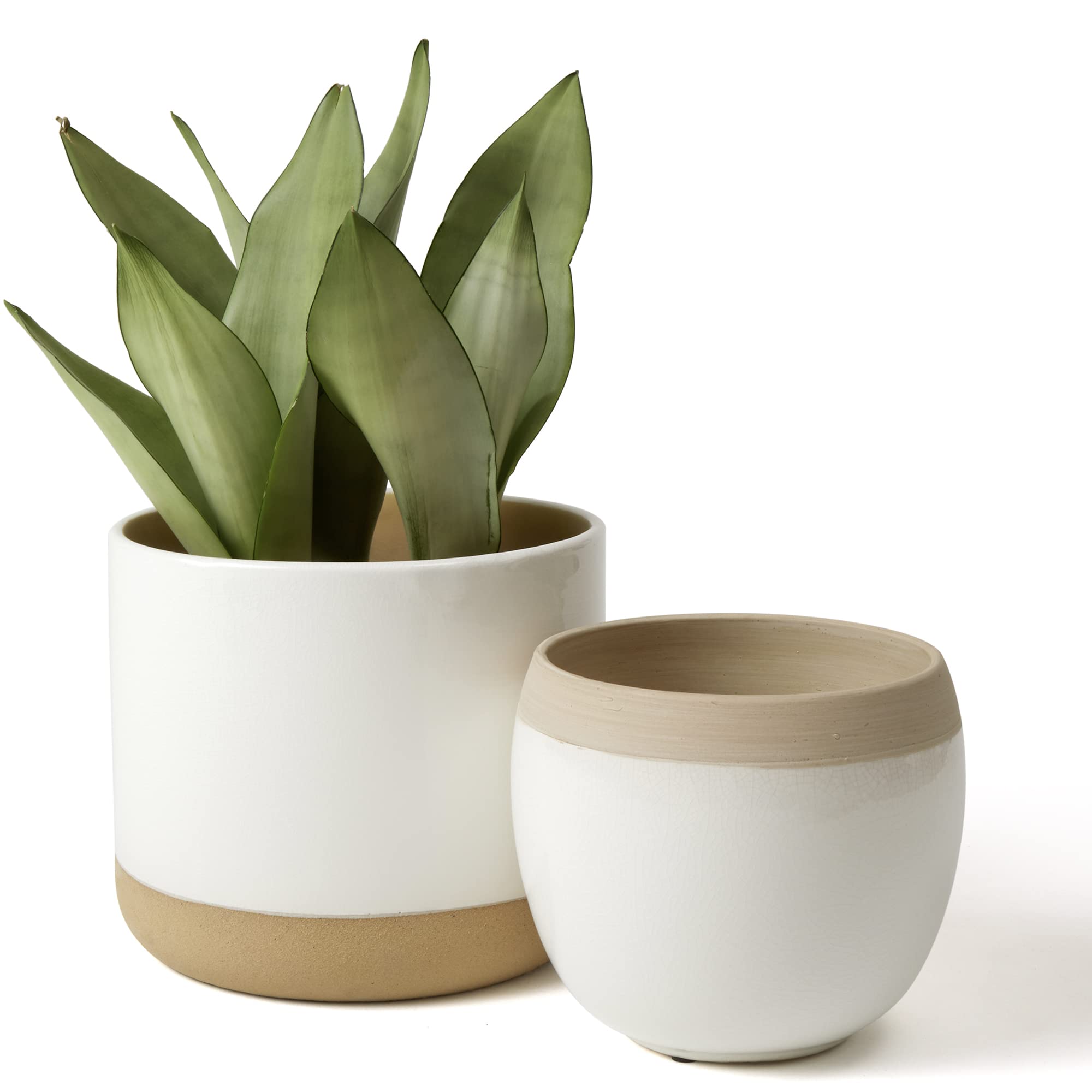 LA JOLIE MUSE Large Ceramic Vase Set of 2