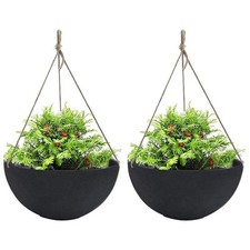 La Jolie Muse Large Outdoor Planter Pot, Set of 2