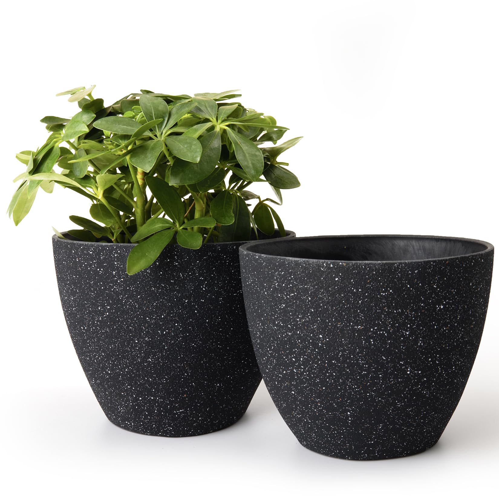 La Jolie Muse Large Outdoor Planter Pots Set of 2