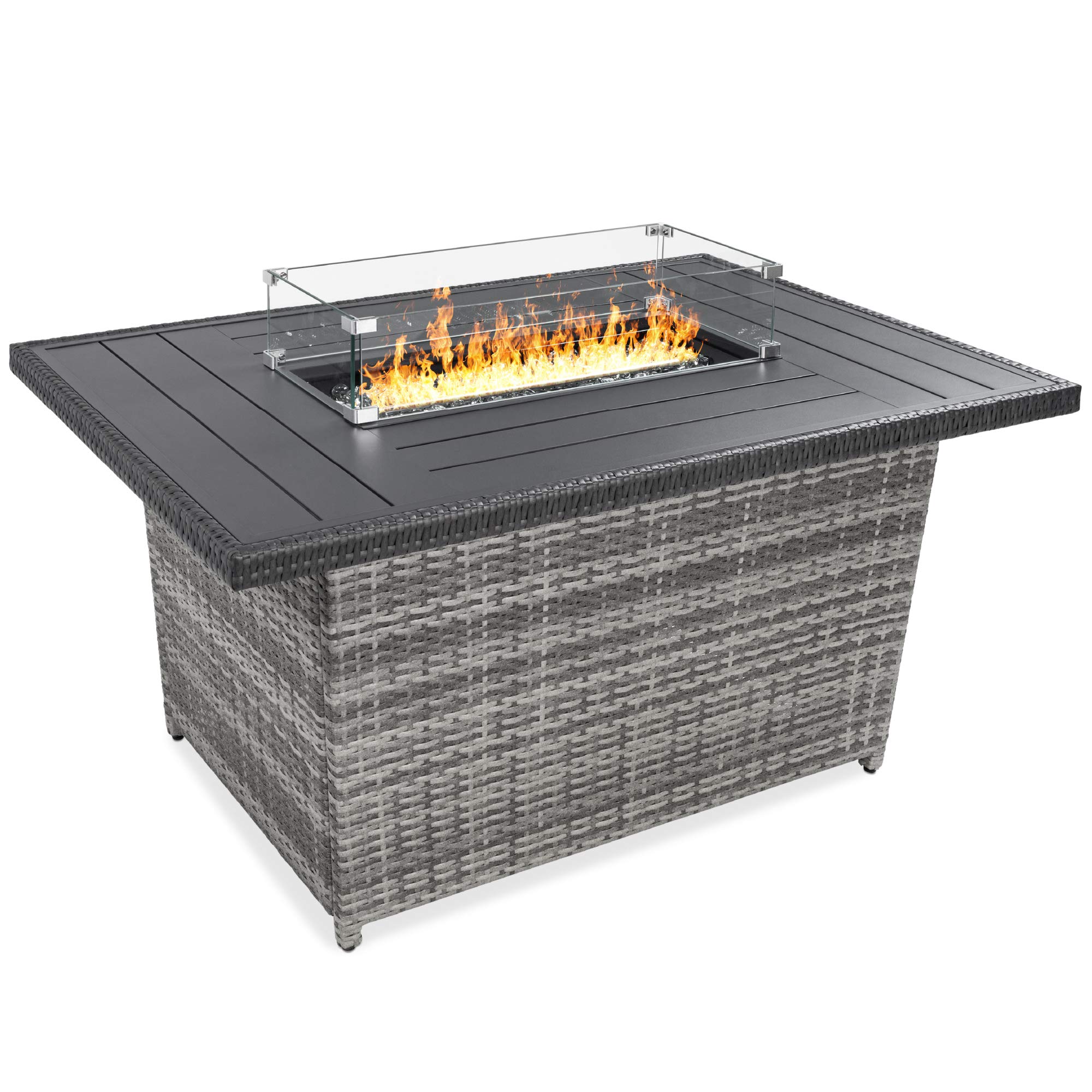 Legacy Heating 45-Inch Square Aluminum Propane and Natural Gas Fire Table
