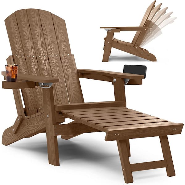 Leisure Season Teak Adirondack Chair