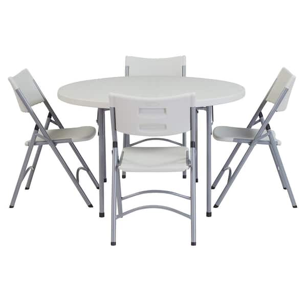 Lifetime 5-Piece Folding Outdoor Table and Chair Set
