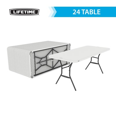 Lifetime 6-Foot Light Commercial Folding Table