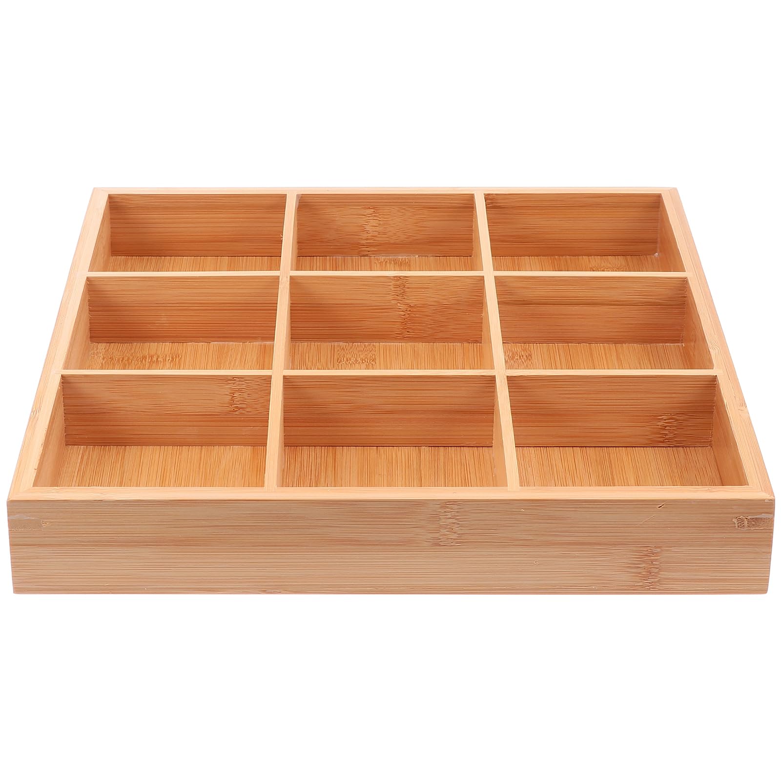 Lipper International Bamboo Divided Serving Tray with Compartments