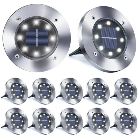 LITOM Solar Garden Lights Outdoor 12-Pack