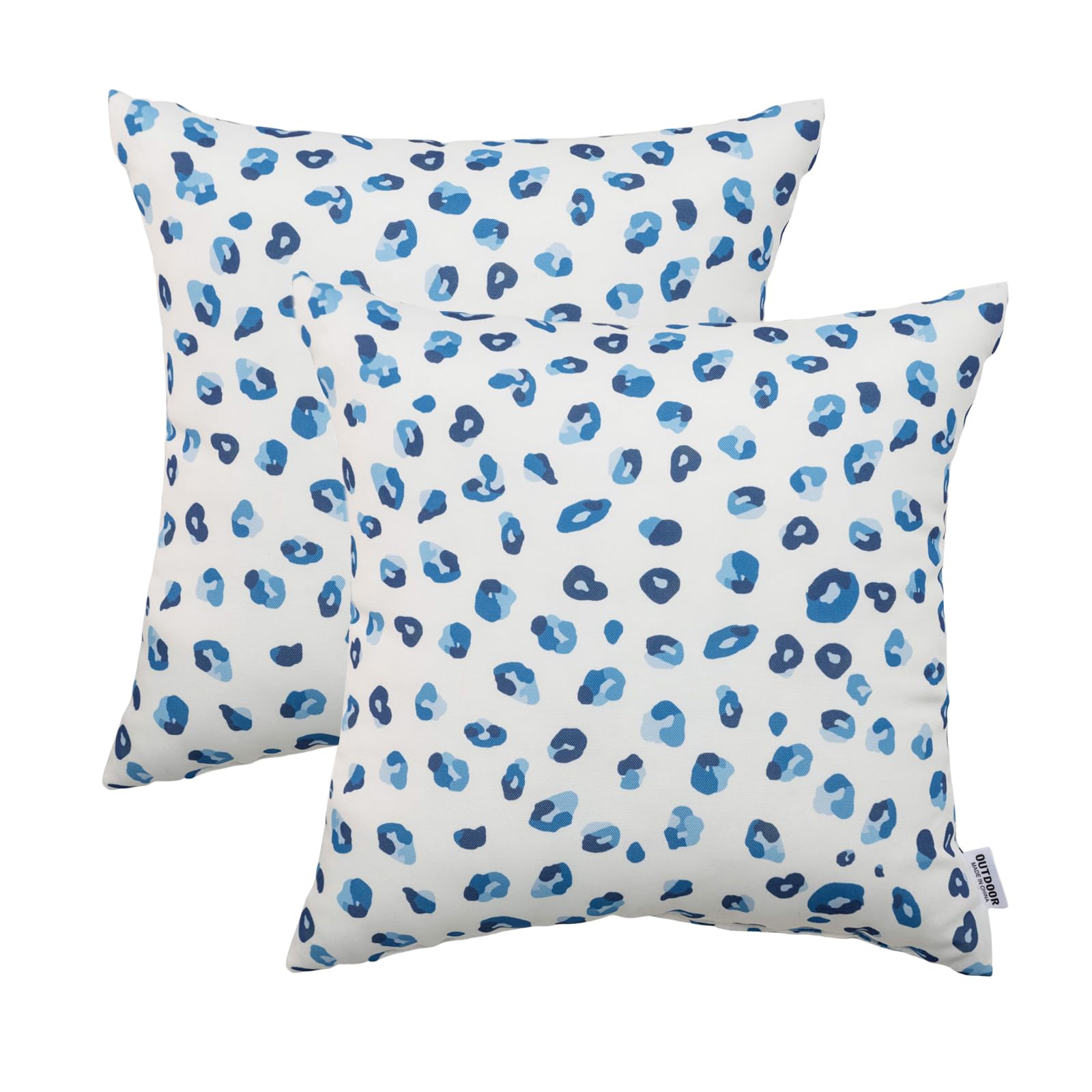 LVTXIII Outdoor Solid Pillow Covers 18x18 (4-Pack, Inserts Included)