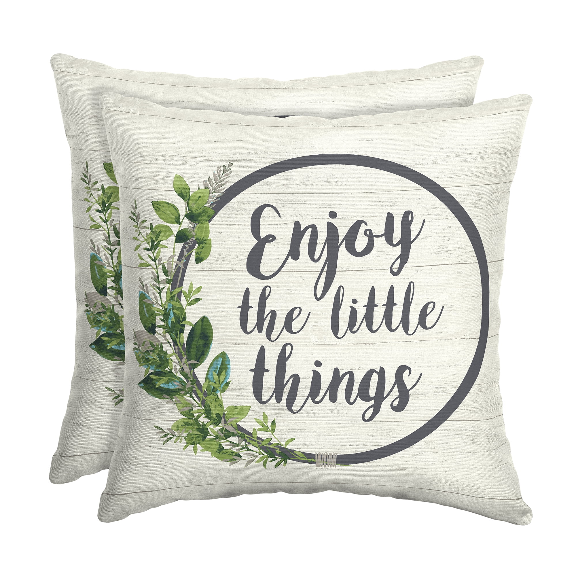 Mainstays Outdoor Toss Pillow 2-Pack