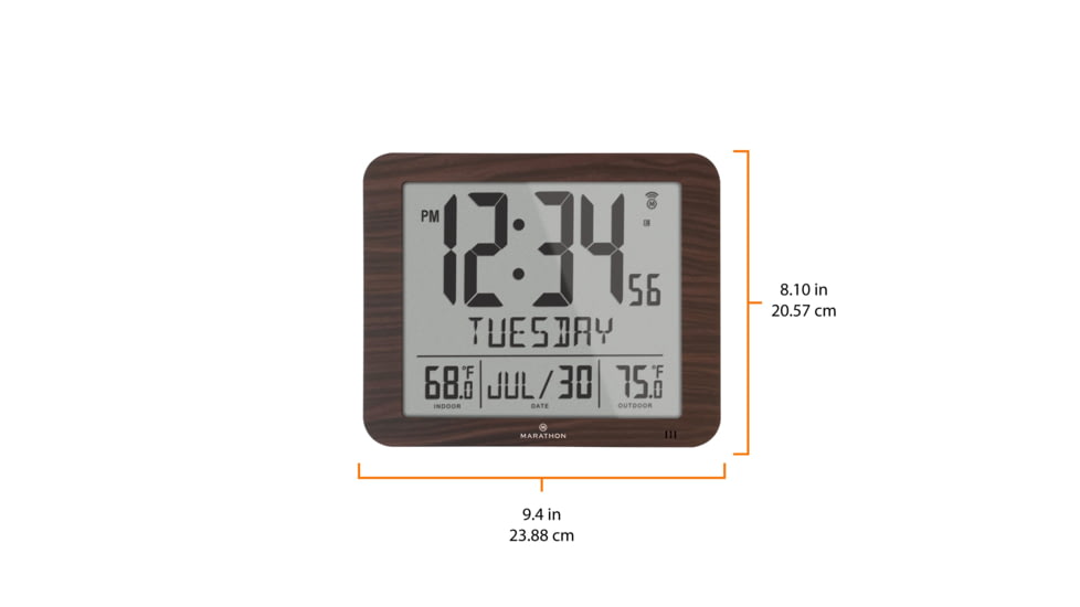 Marathon Atomic Wall Clock