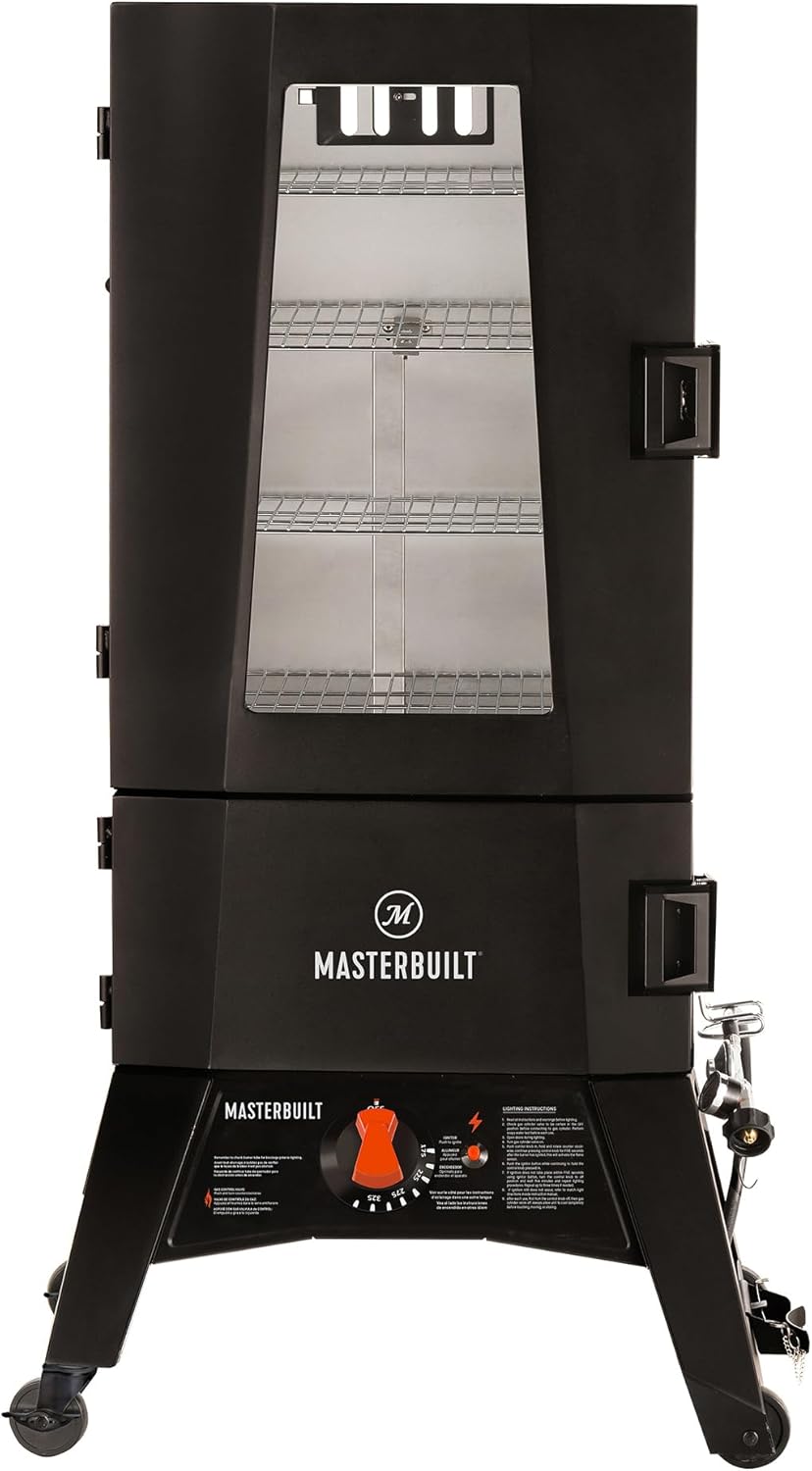 Masterbuilt MB20051316 40" Propane Smoker with Thermometer Control