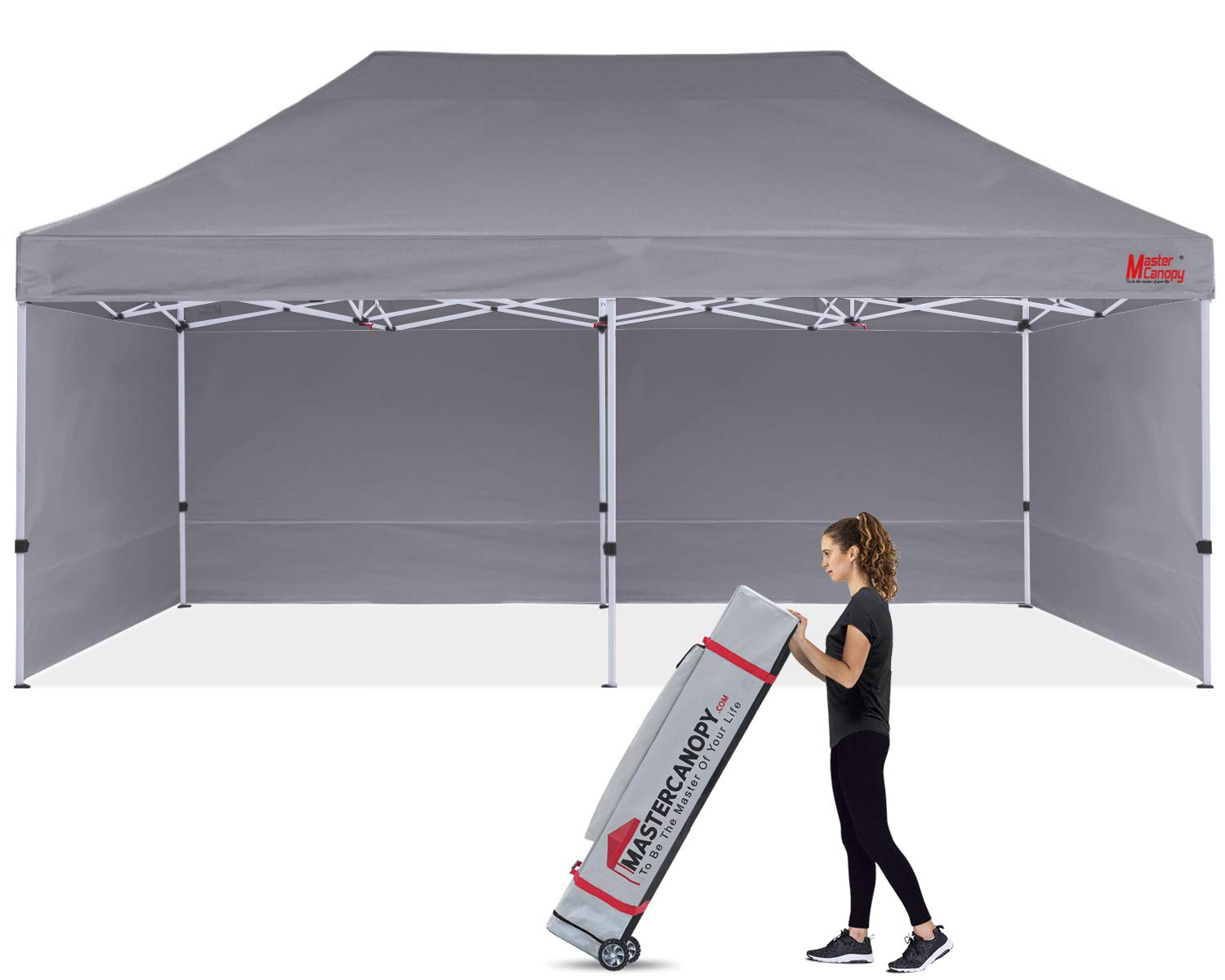MASTERCANOPY 10'x20' Heavy-Duty Pop-Up Canopy