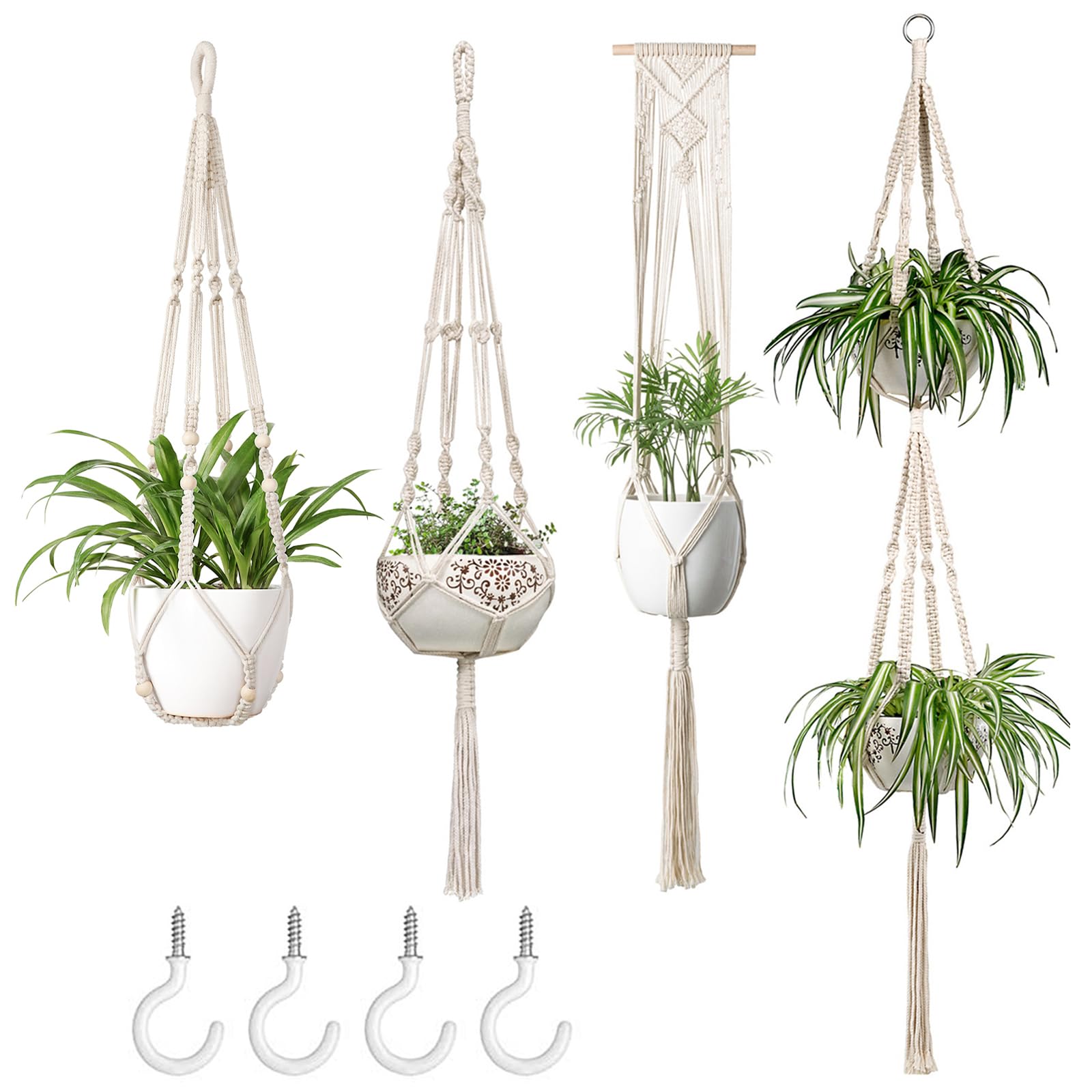 Mkono Wall Hanging Planter Set of 3