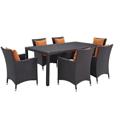 Modway Convene 5-Piece Outdoor Patio Dining Set