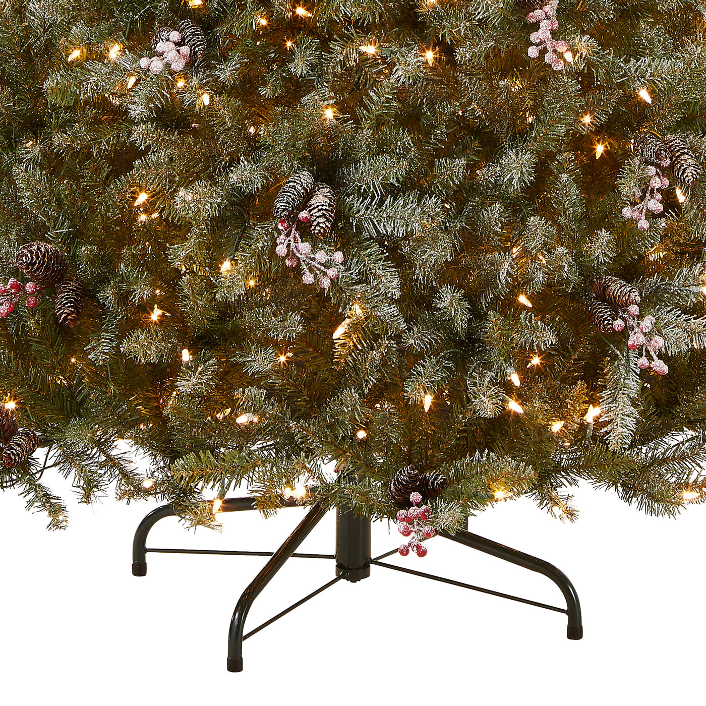 National Tree Company Pre-lit Dunhill Fir Wreath, 30-Inch