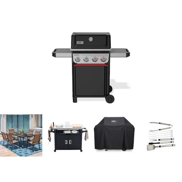 Nexgrill 5-Burner Propane Gas Outdoor Kitchen Island Cart