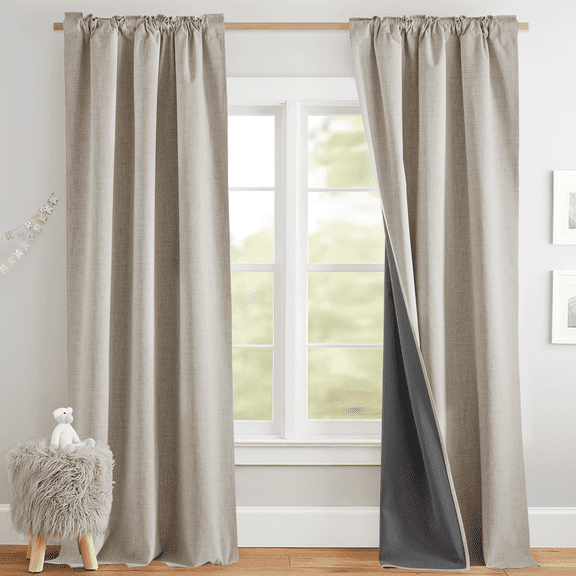 NICETOWN Outdoor Curtain Panels Thermal Insulated Grommet Top