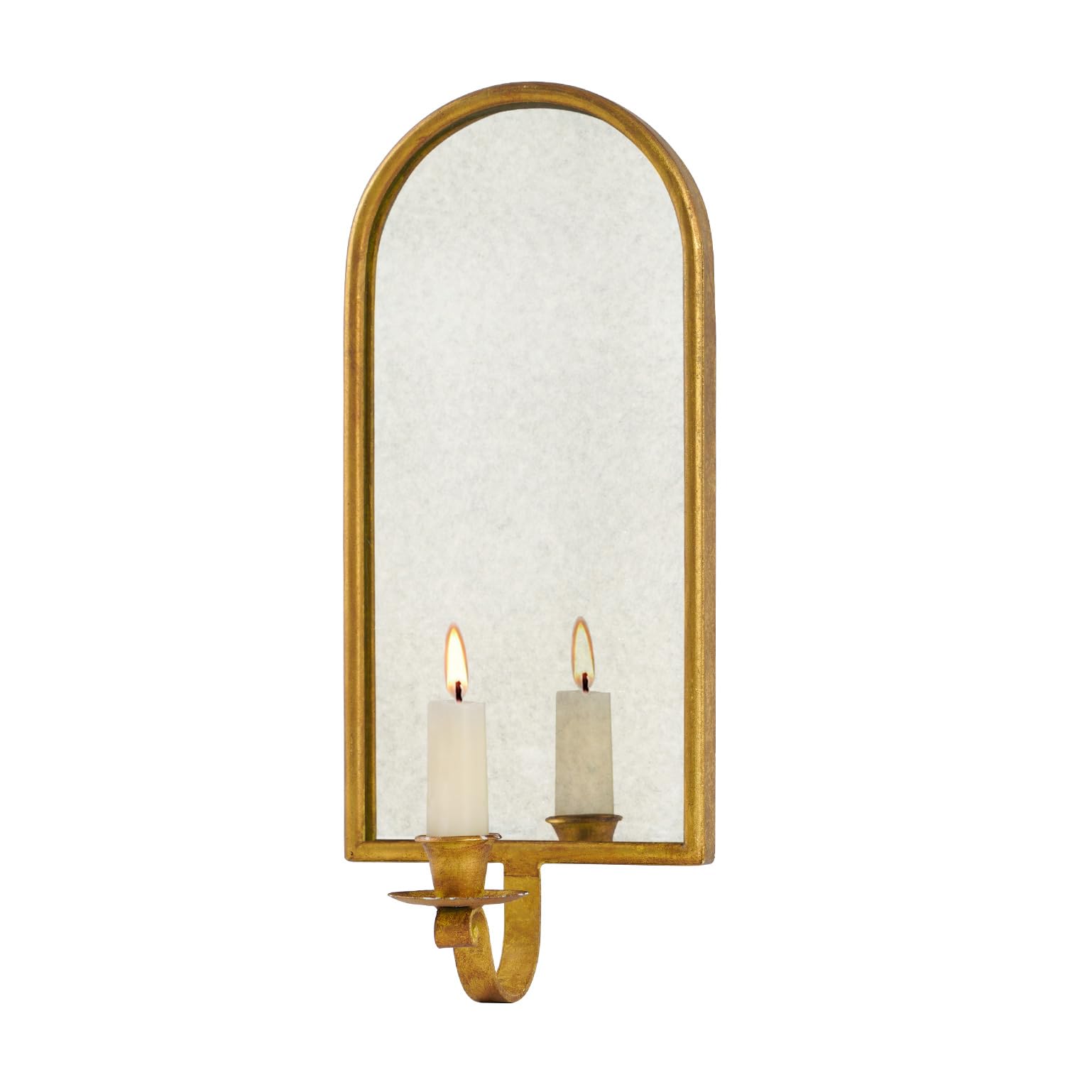 NIKKY HOME Wrought Iron Wall Mounted Candle Holder Sconces Set of 2