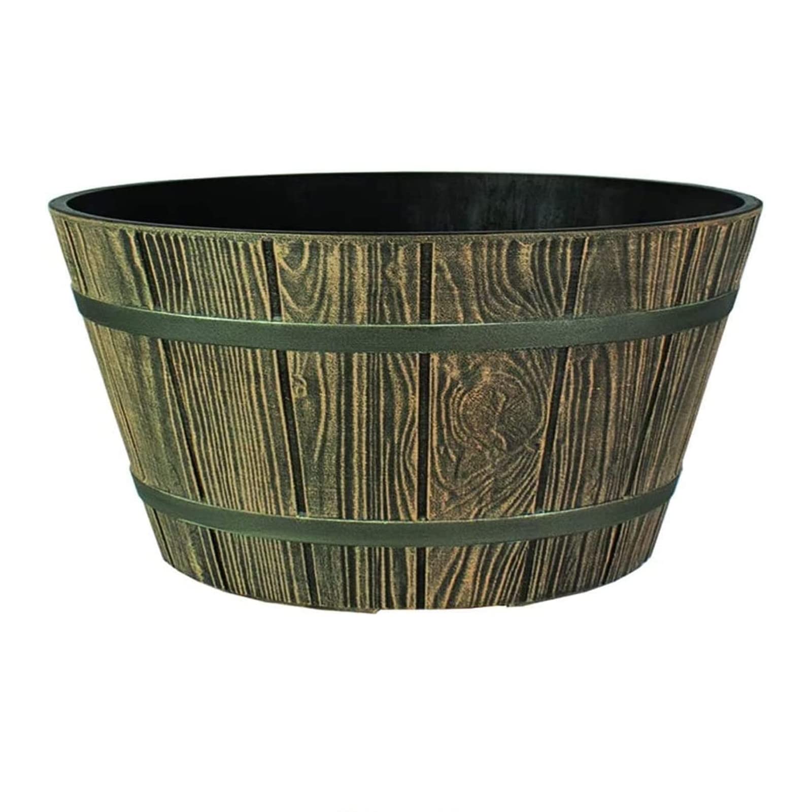 Novelty Mfg Countryside Half Barrel Planter 20-Inch