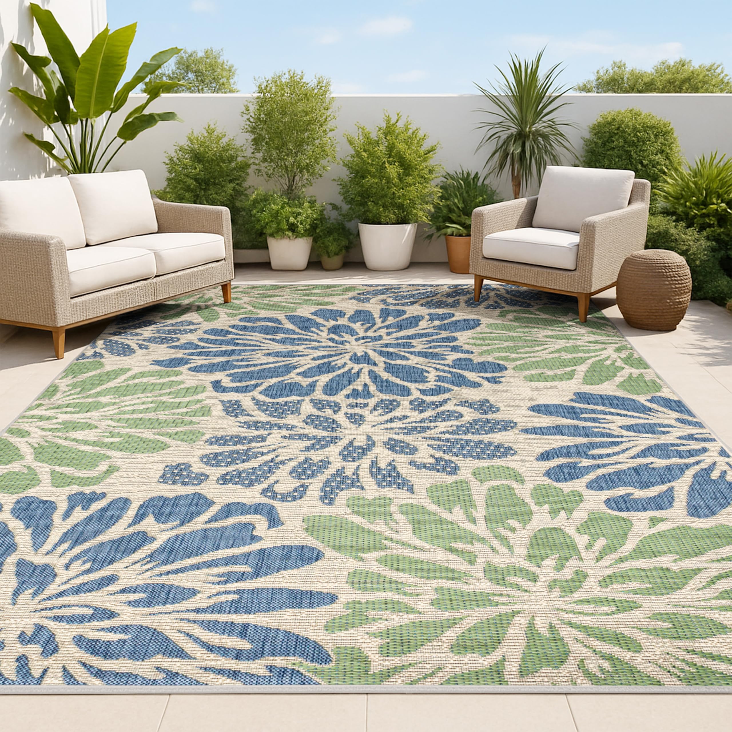 nuLOOM Zinnia Indoor/Outdoor Area Rug