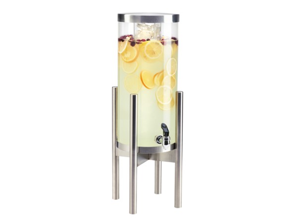OGGI Stainless Steel Beverage Dispenser with Ice Chamber