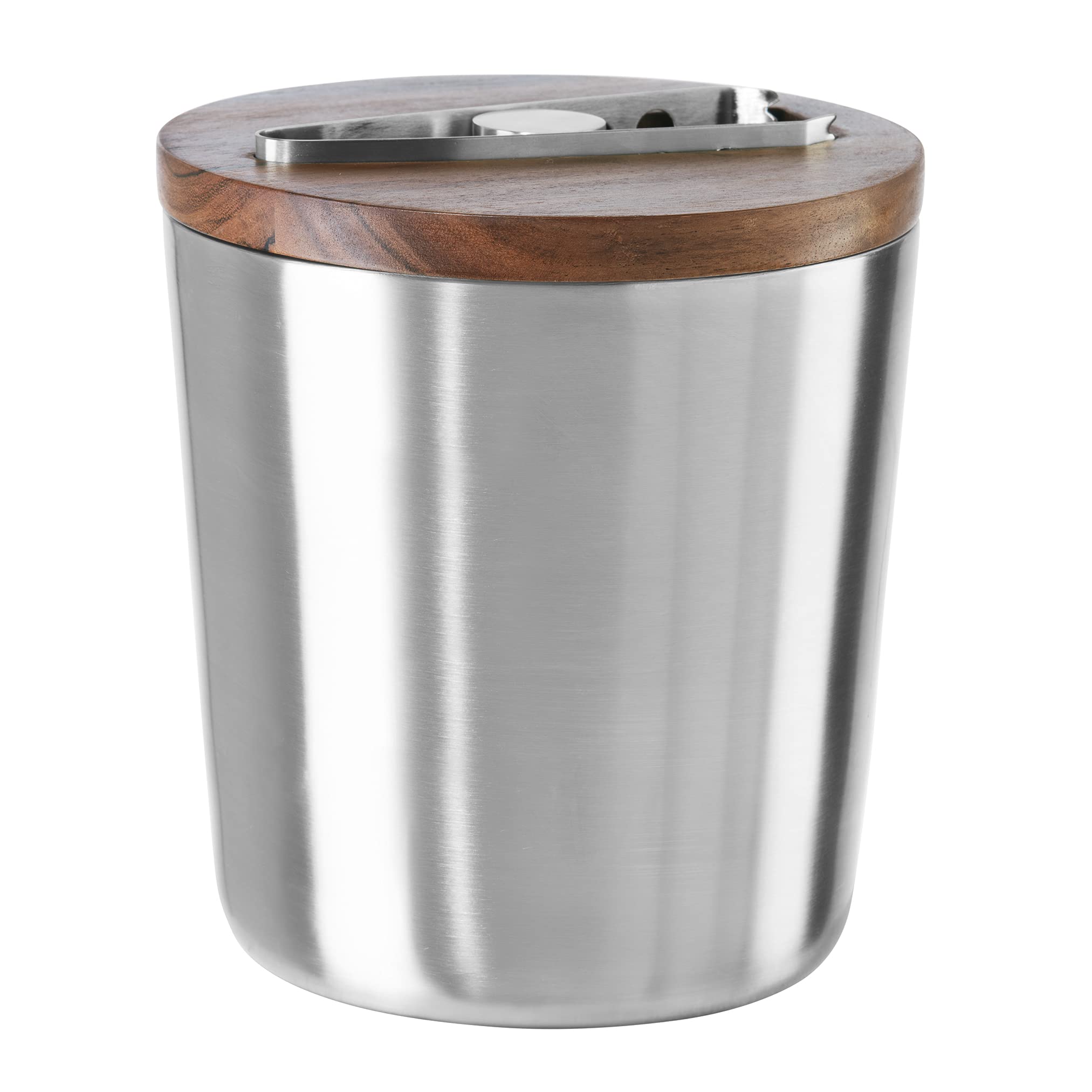 Oggi Stainless Steel Ice Bucket with Lid and Tongs 2.5 Qt