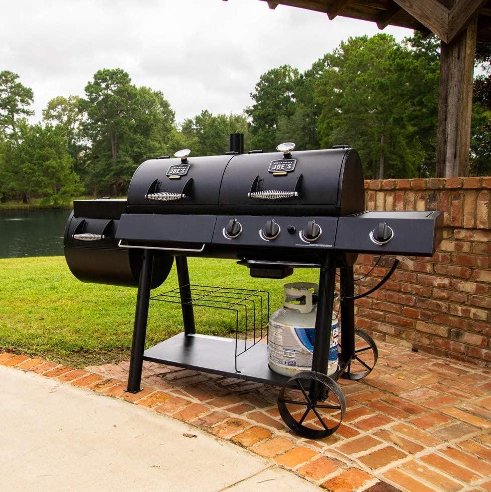 Oklahoma Joe's Longhorn Combo Charcoal/Gas Smoker & Grill