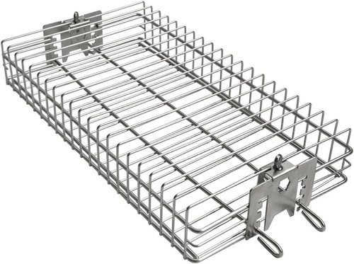 Onlyfire Stainless Steel Grill Rotisserie Flat Basket