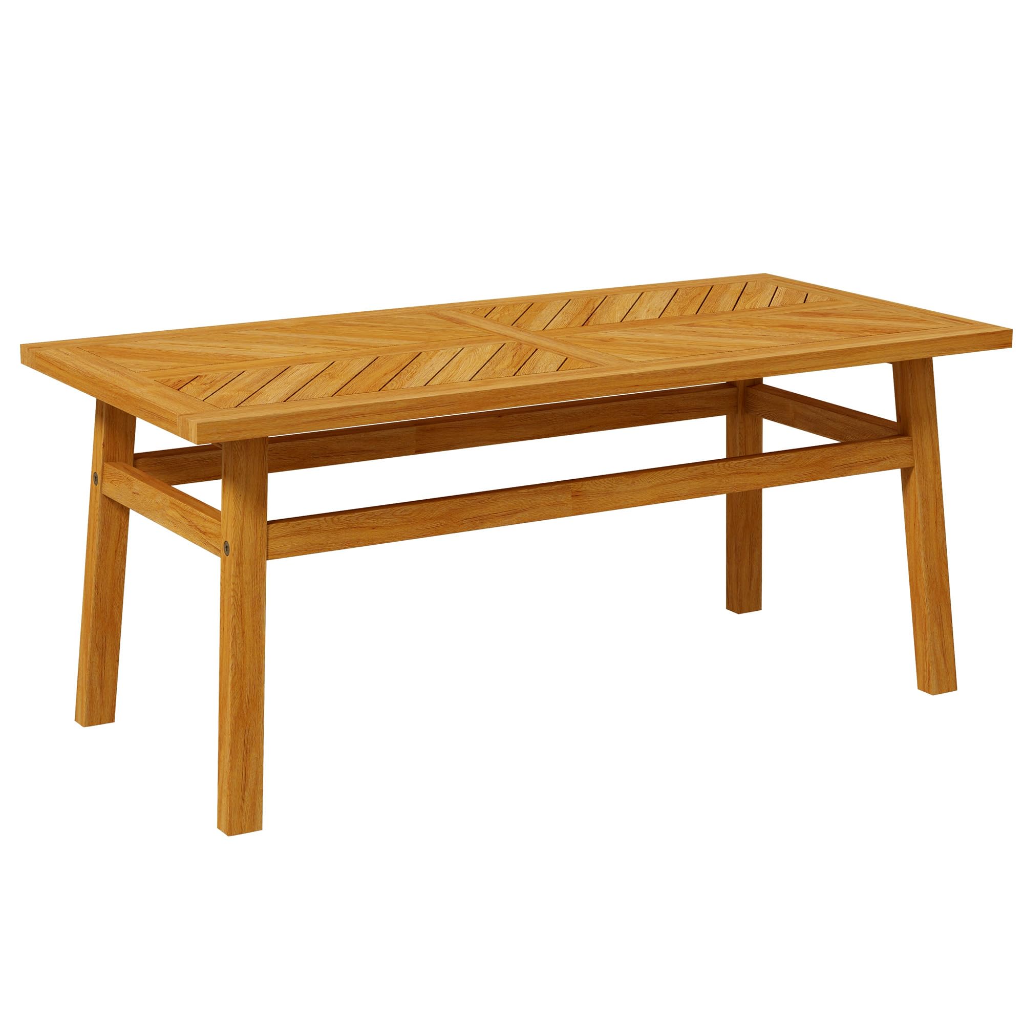 Outsunny Outdoor Acacia Wood Patio Coffee Table